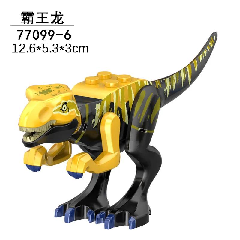 Dinosaur Jurassic World Tyrannosaurus Rex Velociraptor Tyrannosaurus building blocks animal toys building blocks children's gift