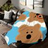 Cartoon Cute Dinotaeng Blanket Soft and Skin Friendly For Couch Bed Napping Bedspread All Seasons Comforter