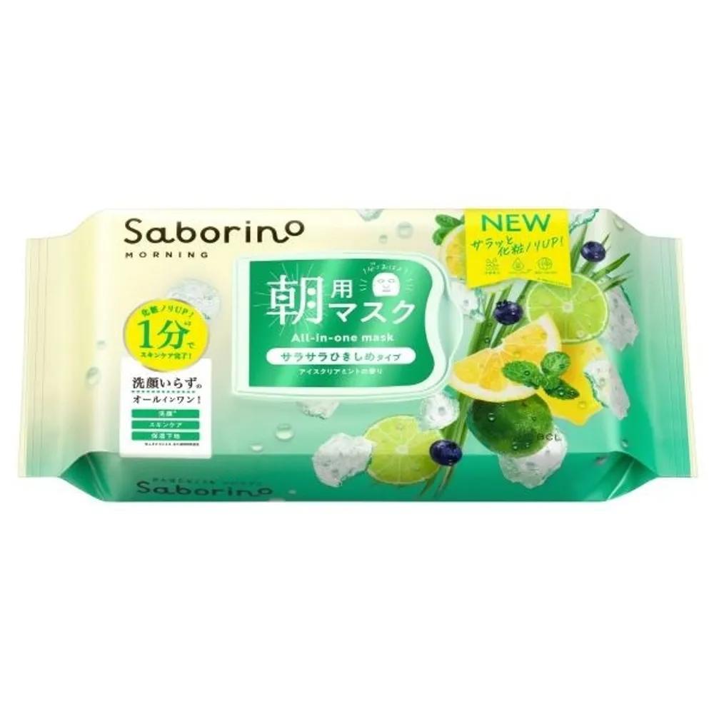 SABORINO Mezama Sheet N IM24 28 Sheets Sarasara Pore Tightening Type Morning-Only All-in-One Mask Pack
