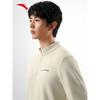 Anta CHN Series Men's National Team Air Muffin Half-Zip Fleece Long Sleeve T-Shirt
