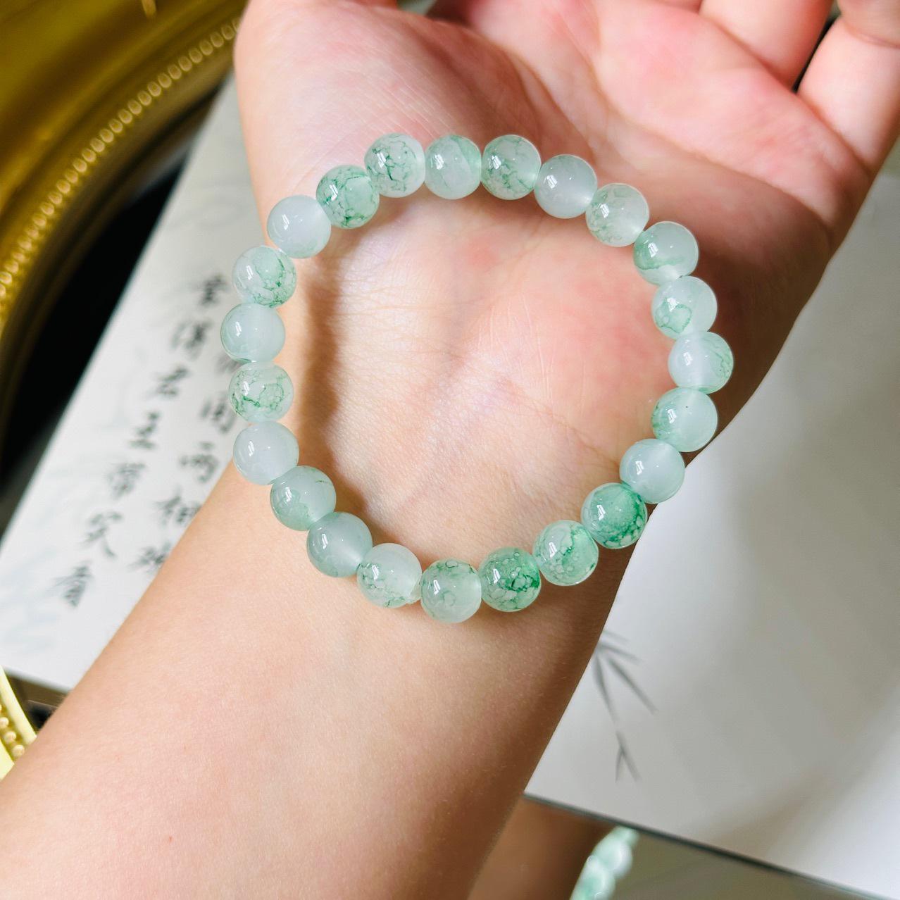 

Elegant Necklace & Bracelet Set with High-Grade Ice Silk - Fresh and Stylish Gift Standard