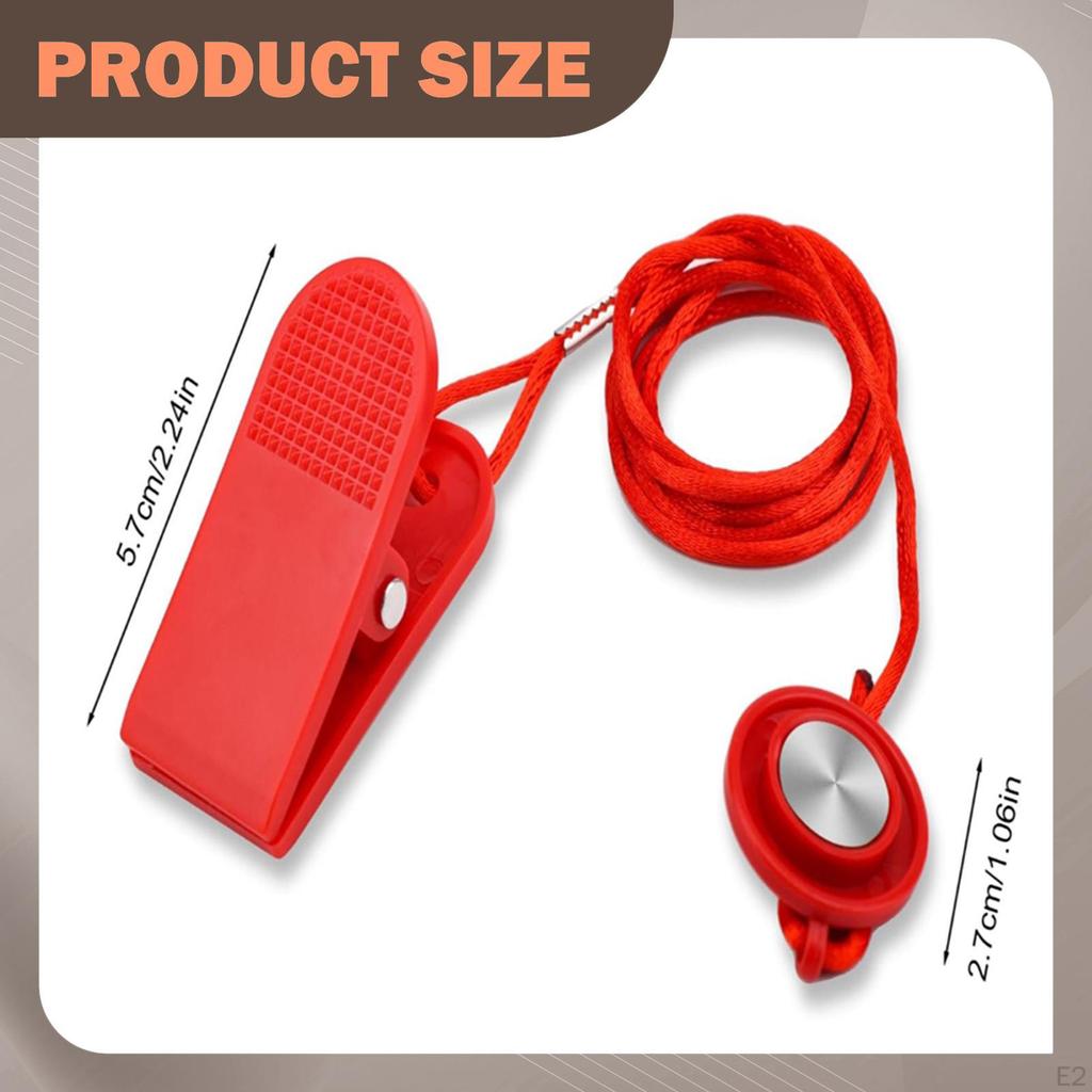 Treadmill Safety Key Clip Cardio Training Device Emergency Stop Universal