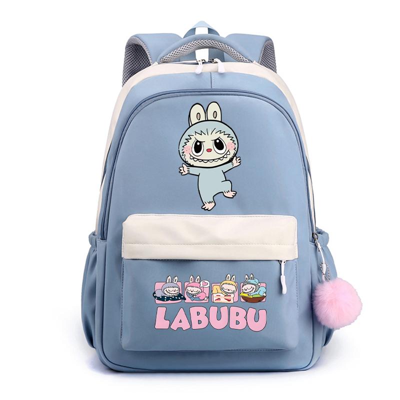 Cute Cartoon Printed Backpack Student Kid Schoolbag Women Large Capacity Waterproof Bookbag Kid Birthday Gift Travel Bag