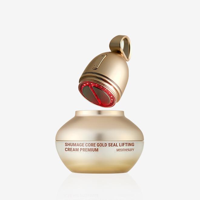 Meditherapy Shumazhi Core Gold Silk Lifting Cream Premium (50ml) + Shumazhi Core EMS Beauty Device Set