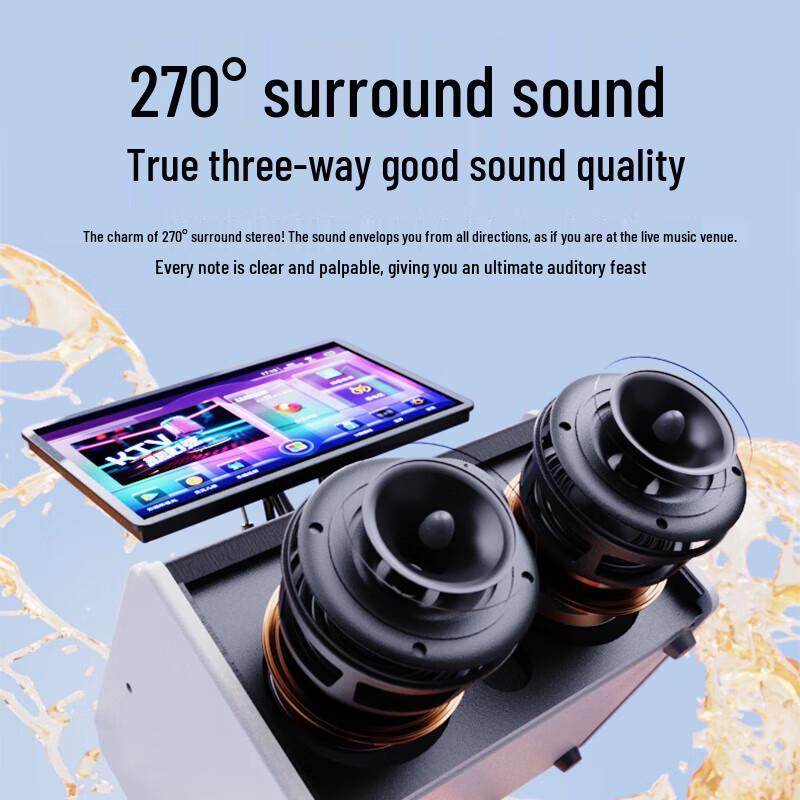 SAST SW-20 All-in-One Karaoke System with Screen CN plug (adapter included)