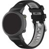 Silicone Strap for Garmin Swim 2 Watch Band for Garmin Forerunner 45 45s Replace Band Bracelet Two Tone Belt, Metal Connectors