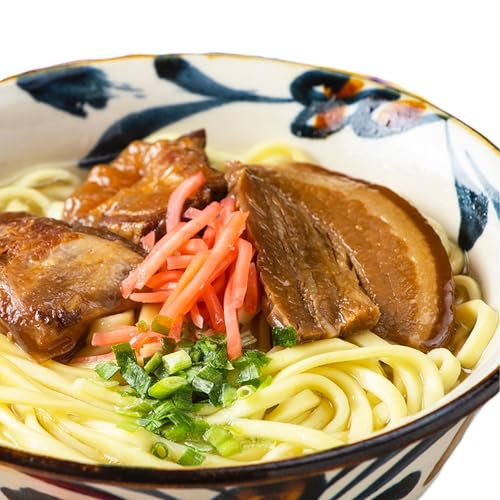 Nagahama Shoten Οκινάουα Σόμπα Φρέσκα Ζυμαρικά 2 Μερίδες Ζωμός Σόκι (Περιλαμβάνει Συσκευασίες Μαλακό Οστό Soki)