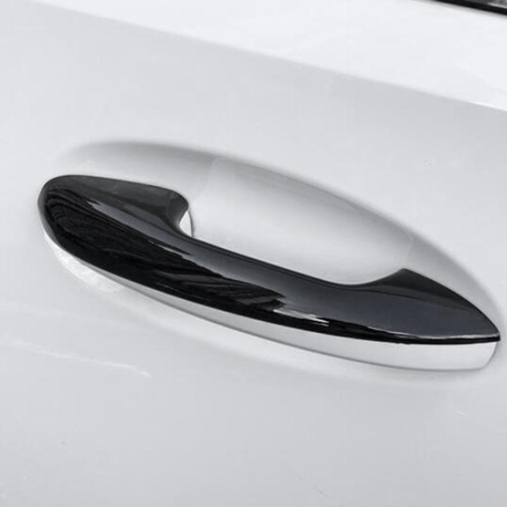 1Set Exterior Door Handle Trim Cover For C/E/GLC/GLB/A/B/GLE/GLS/CLA/GLA-Class Door Pull Stickers LHD