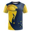 Simple Fashion Sports Running T Shirts Summer Casual Outdoor Fitness Short Sleeve 3D Printed T-shirt Loose Breathable Sweatshirt
