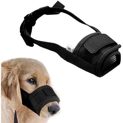 Haustier Hund verstellbarer Maulkorb aus Mesh gegen Bellen und Beißen, Pflege gegen Kauen für kleine Hunde, Nylongürtel, Hundezubehör, Haustierprodukte