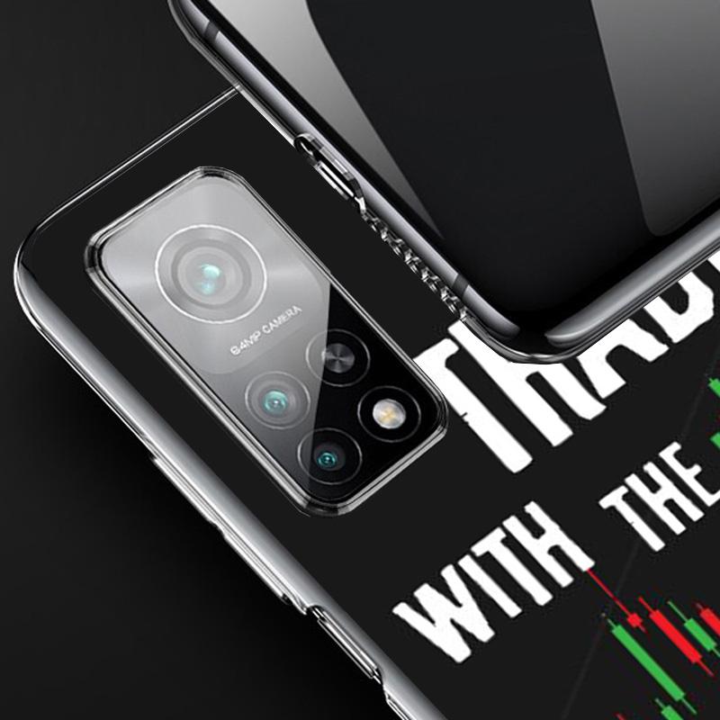Trade Investment Forex Stock Market Phone Case For Xiaomi Redmi Note 15 14 13 12S 12 Pro Plus 11S 11E 11 11T 10S 10 Art Soft Pat