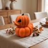 Pumpkin Duck Figurine Miniature Figurines Tabletop Ornament