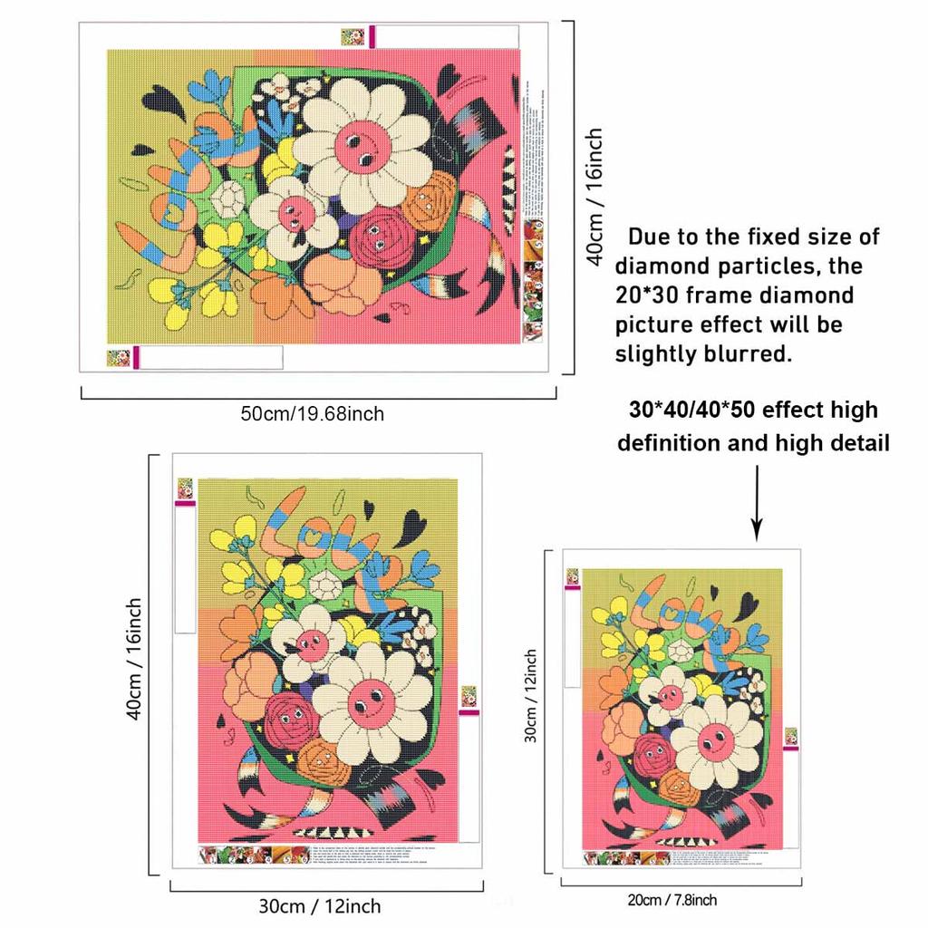 5D Diamond Painting FloralOwl Kits for Adults Full Round Drill Rhinestone Art Craft DIY Home Wall Decor Living Room Gift Idea