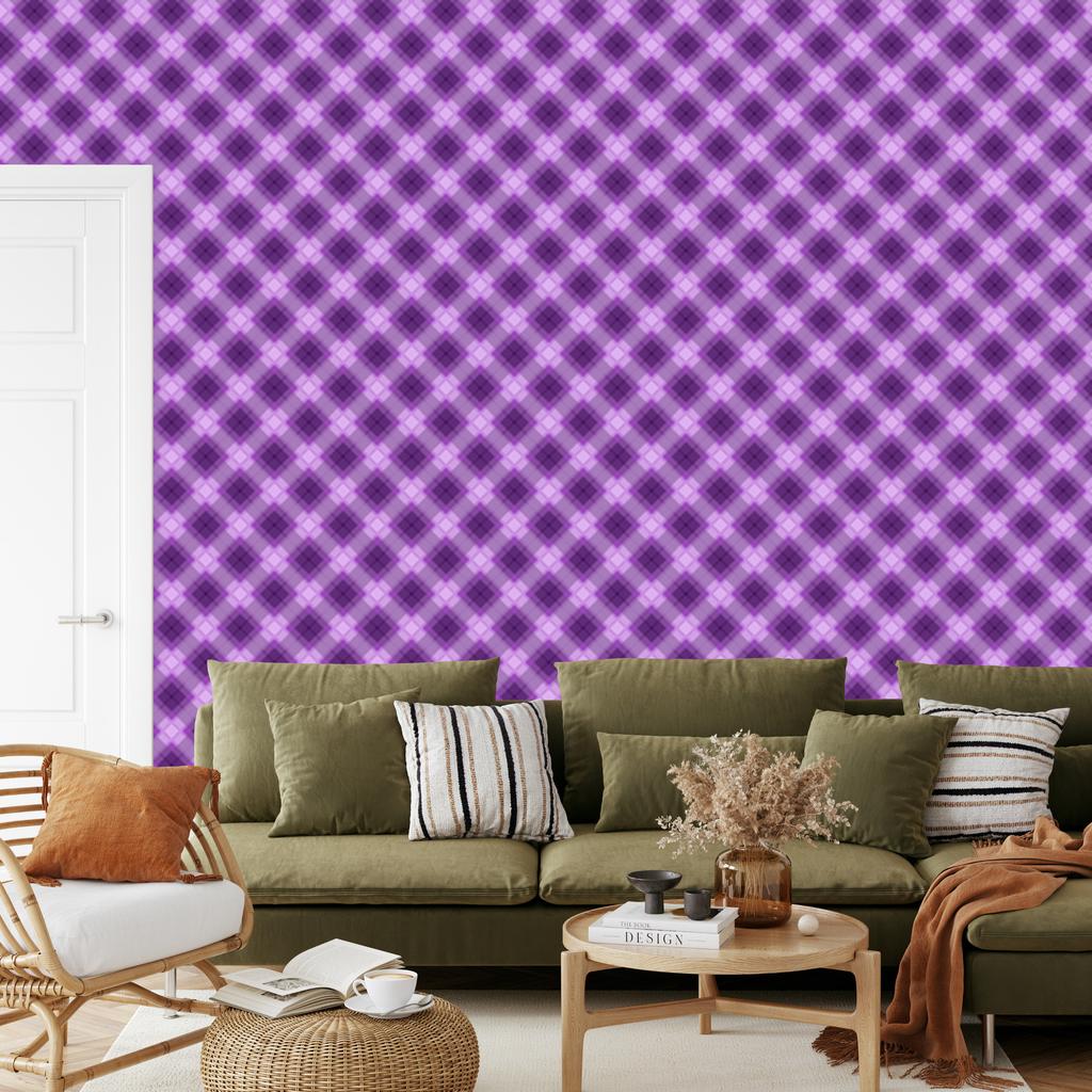 Wallpaper Purple Checkered Purple and Lavender, Purple Background 50x1000
