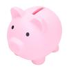 Piggy Bank Rugged Durable Vinyl Cartoon Animal Pig Coin Cash Piggy Bank Boy Girl GiftPink