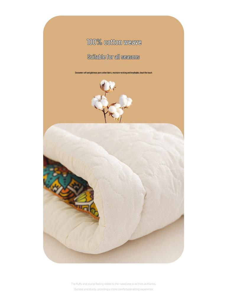 Thickened All-Cotton Four Seasons Non-Slip Sofa Cushion with High-End One-Piece Cover