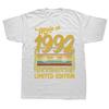 Funny Made In 1992 Limited Edition Classic T Shirts Summer Graphic Cotton Streetwear Short Sleeve Birthday Gifts Tshirt Men