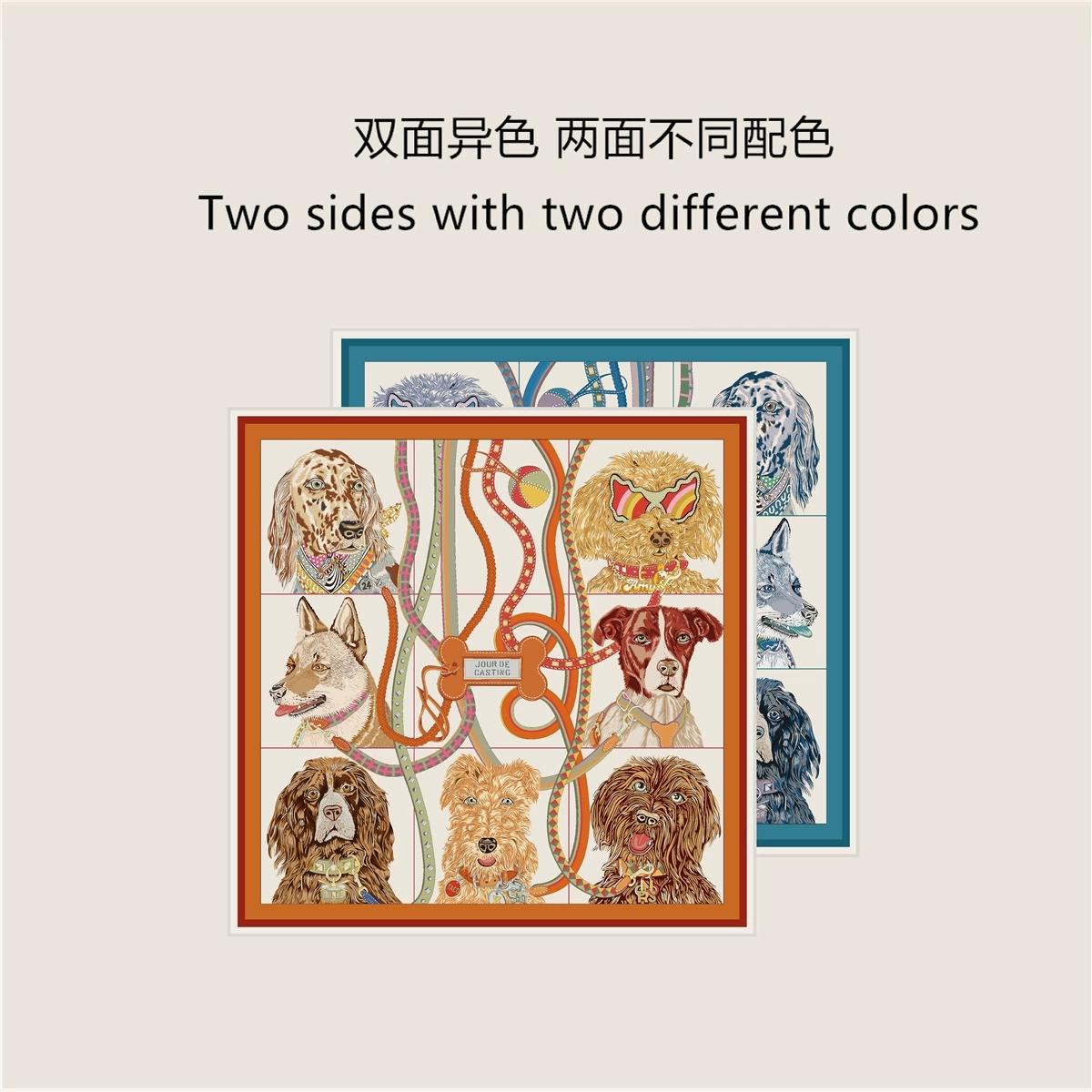 

70CM Women Square Hand-rolled Shawl Scarves Bandanas 70cm Head Scarves Hair Summer Accessories Gift 70x70cm