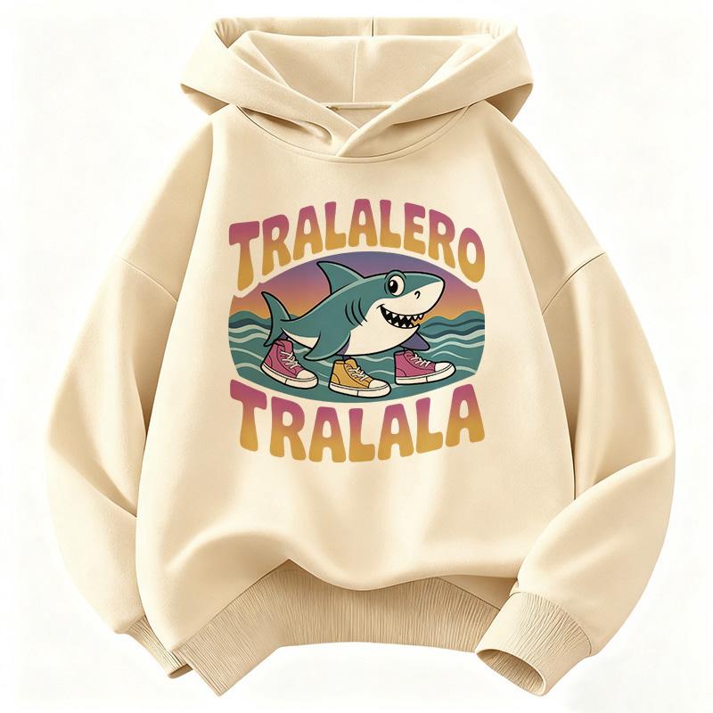 Felpa con cappuccio per bambini Design Italian Brainrot Felpa per bambini Carino Hoody per ragazzi e ragazze Felpe casual primaverili