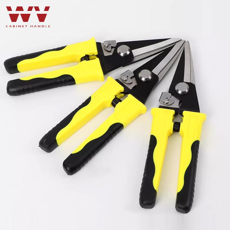 1PC Stainless Steel Industrial Electrician Iron Scissors Multifunction Manually Shears Groove Cutting Wire And Thin Plate Tools