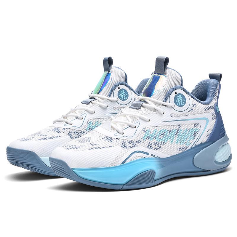 Youth Soft-soled Actual Basketball Shoes New Breathable and Comfortable Mesh Student Sports and Leisure Shoes