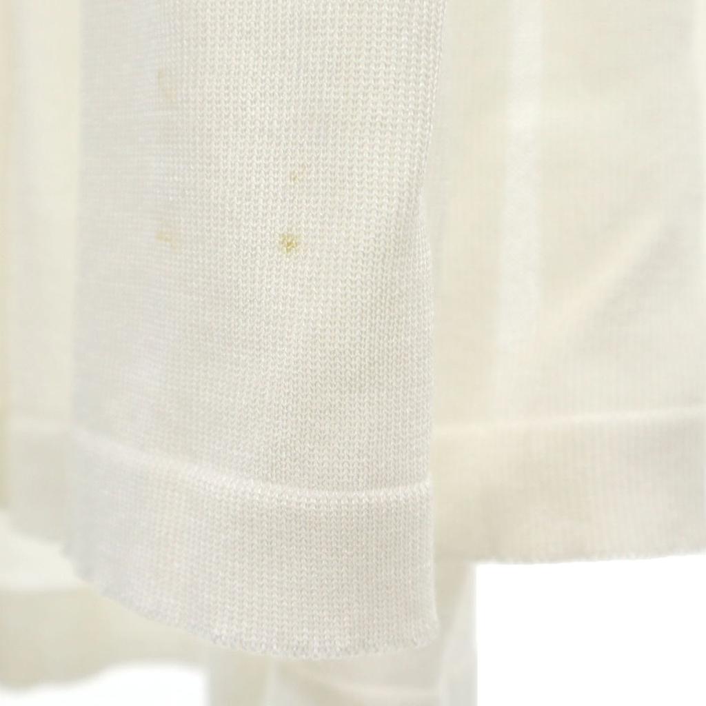 Rene made in Japan Long sleeve long knit cardigan 38 off white Women Used