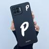 For OPPO F17 Oppo F17 Pro Case Oppo A73 A93 Reno 4F Back Cover TPU Silicon Lucky Initial Letter Couples Phone Bumper Soft Case