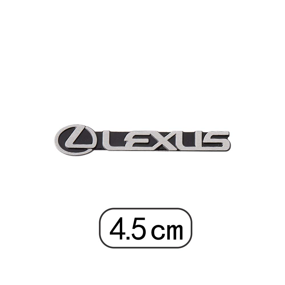 2/4Pcs Car Styling Aluminum Badge Car Audio Decorate Sticker Accessories For Lexus ES RX LS IS NX CT LX IS250 IS200 CT200h GS300