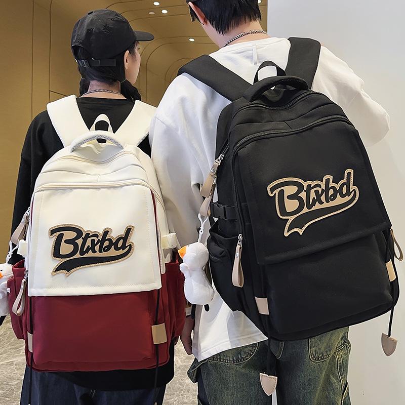 Children Elementary School Students Girls Junior High School Boys Burgundy Backpack High School Students Backpack