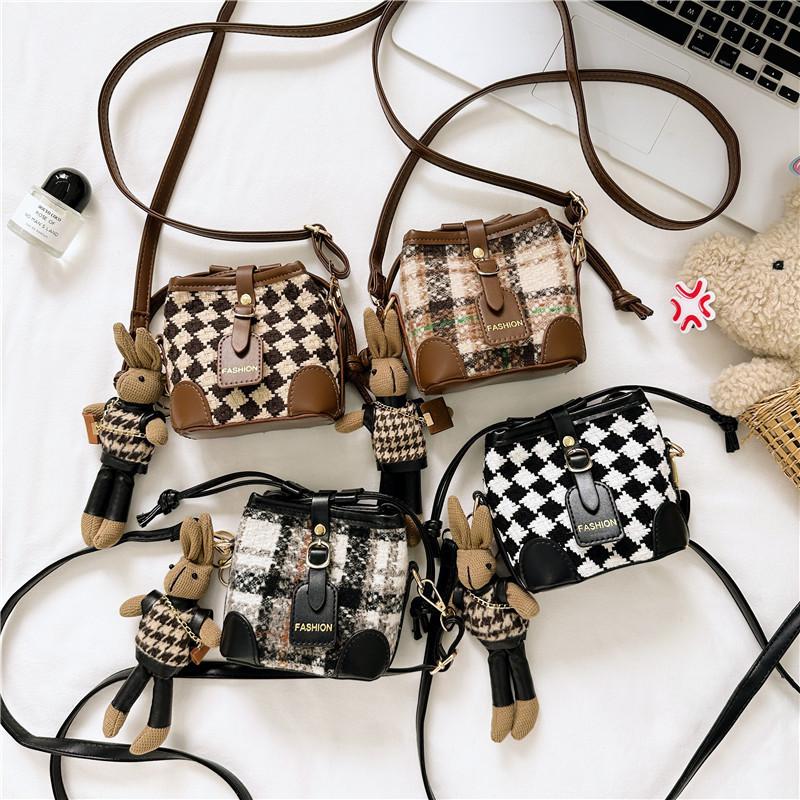 Handbag Childrens Bucket Daily Match Girls Stylish Suitable Singleshoulder