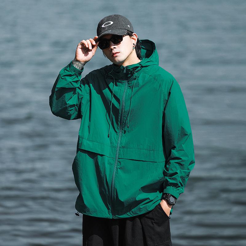 Ice Silk UV Protection Jacket - Unisex Summer Lightweight Sunproof Coat for Fishing & Outdoor Sports