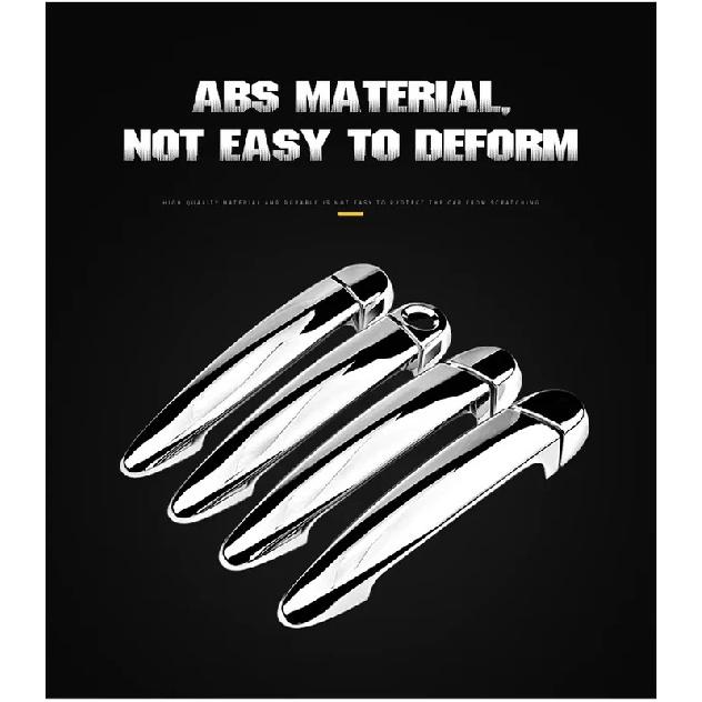 For Jeep Commander XK Accessories 2006 2007 2008 2009 2010 Car Door Handle Covers Anti-Scratch Luxurious Car stickers Tools