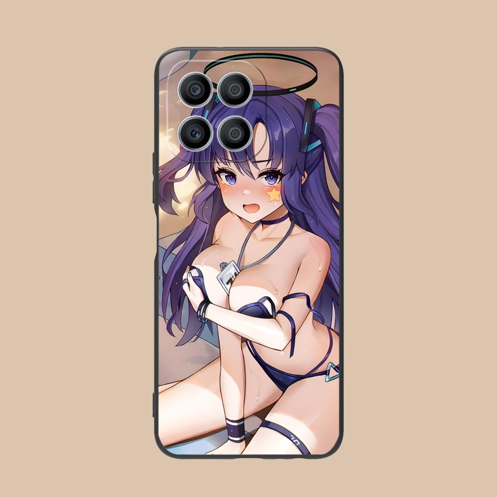 Blue Archive Yuuka Matte TPU Mobile Phone Case for Honor 90 80 70 60 50 30 20 10 9 8 7 Pro S SE Lite 5G Colorful Printing Cover