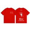 TV-Serie Alice in Borderland Print T-Shirt Hohe Qualität Mode Übergroße T-Shirts Herren Damen Lässig Baumwolle Kurzarm T-Shirt