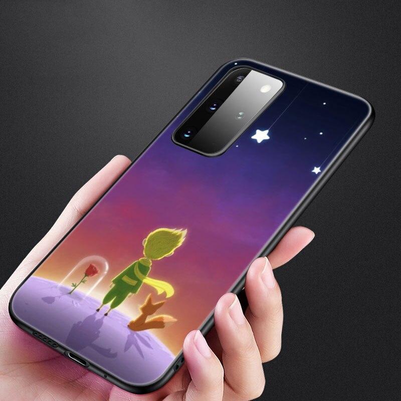 

Чехол для телефона «Маленький принц с лисой» для Samsung Galaxy S20 S21 FE S10 Lite Note 20 10 Lite S8 S9 S10E S10 Plus, ультра черный чехол Samsung Note 20Ultra