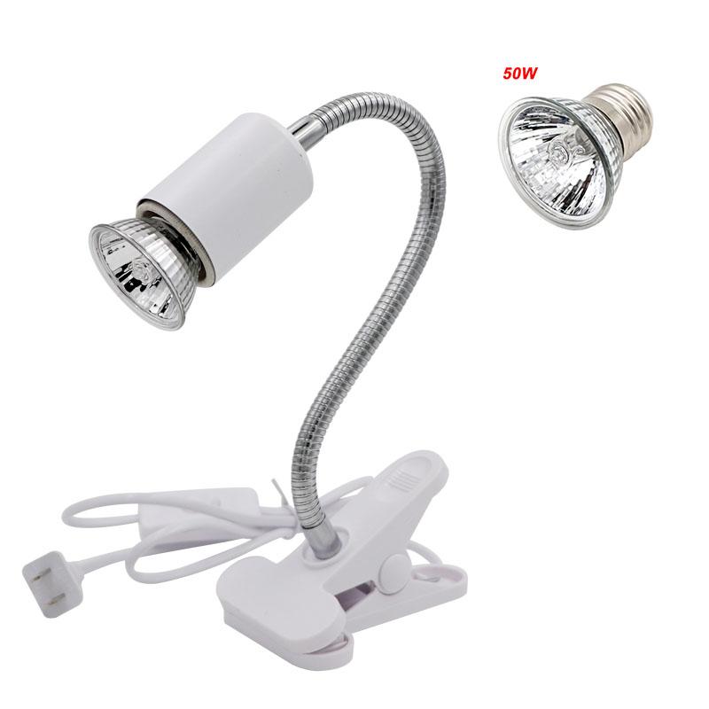 UVA+UVB E27 Pet Reptile Lamp Clip-on Bulb Lamp Holder Turtle Basking UV Heating Lamp Kit Tortoises Light Lizards Lighting