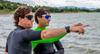 OCEAN KILLY WATER Floating Organic Lightweight UV Detachable Strap Matte Black Smoke Sunglasses, Bio-Based Frame, Protection, & Floaters, (Polarized