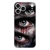 Soft Phone Case For iPhone 17 Air 16E 16 11 15 14 Pro MAX 12 13 7 8 Plus SE Easter Cover Protection Scary Devil Eye Pattern