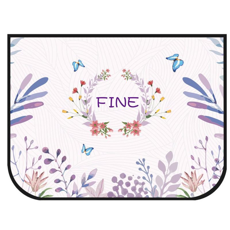 Universal Car Sun Shade Cover Magnetic UV Protection Curtain Side Window Sunshade Cover For Baby Kids Cute Cartoon Car Styling