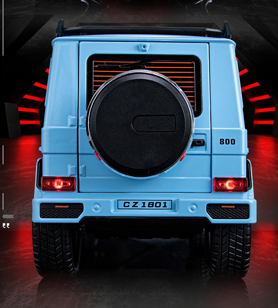 Large 1/18 Sacle Benz G800 Off Road SUV Alloy Metal Diecast Model Car Sound & Light Collectibles Ornaments Birthday Gift Friend