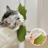 Grooming Scratcher Table Legs Protector TPR Cat Cheek Massager Removable Cat Grooming Brush Space-Saving Cat Accessories