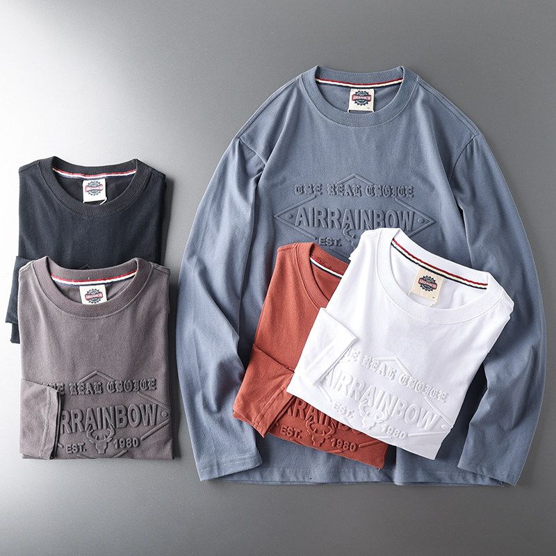 Trendy Cut Label Spring & Fall Export Men Long Sleeves T-Shirt