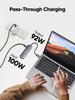 CableCreation USB Type C HDMI Hub with 100W and 3 USB Compatible with iPhone iPhone 15 Pro MacBook MacBook Air iPad Surface and XPS 5-in-1 4K@30Hz