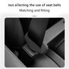 BWI5 Car Logo Seat Safety Belt Buckle Cover Interior Accessories For Skoda Octavia Fabia Superb Yeti Enyaq Rapid Kodiaq Kamiq Karoq