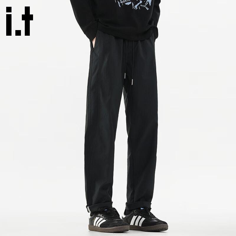 Fingercroxxit Men's Straight-Leg Casual Pants