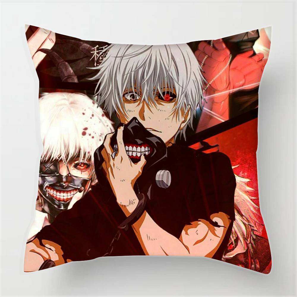 Kuddfodral kuddöverdrag vardagsrum soffor heminredning presenter Anime T-okyo Fear Ghoul söt