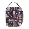 Enfermera En Apuros Lunch Box Lightweight Zip Lunch Box Work Print Cooler Carrier Fun Oxford Thermal Lunch Bags