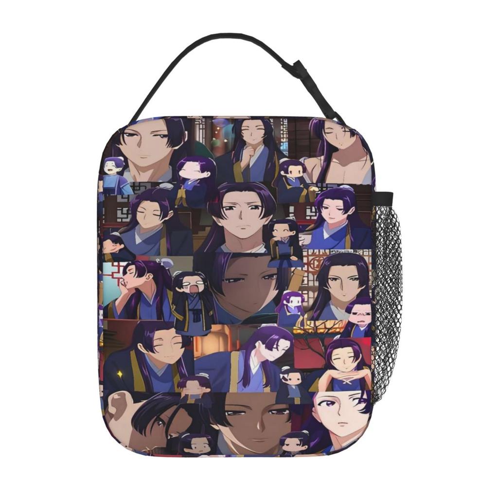 Enfermera En Apuros Lunch Box Lightweight Zip Lunch Box Work Print Cooler Carrier Fun Oxford Thermal Lunch Bags