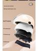 Certified Cute Panda Electric Vehicle Helmet for All Seasons - Unisex Motorcycle & Scooter Half Helmet