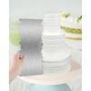 Cake Scraper Smoother Cake Decorating Supplies Kit 8.6 Inch Metal Bench Scraper for Baking Buttercream Smoother Stainless Steel Frosting Cake Comb
